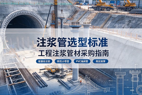 金东注浆管选型标准