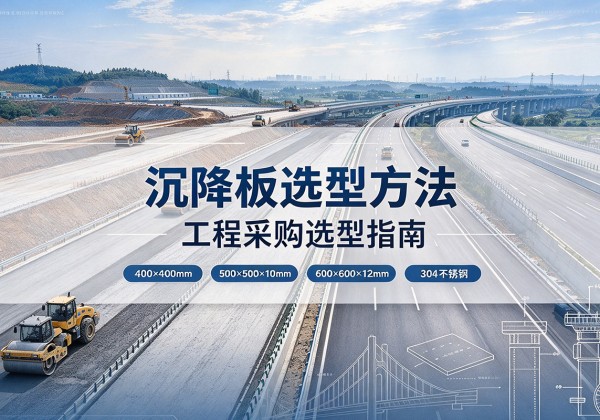 金东沉降板选择方法
