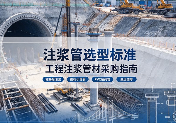 金东注浆管选型标准